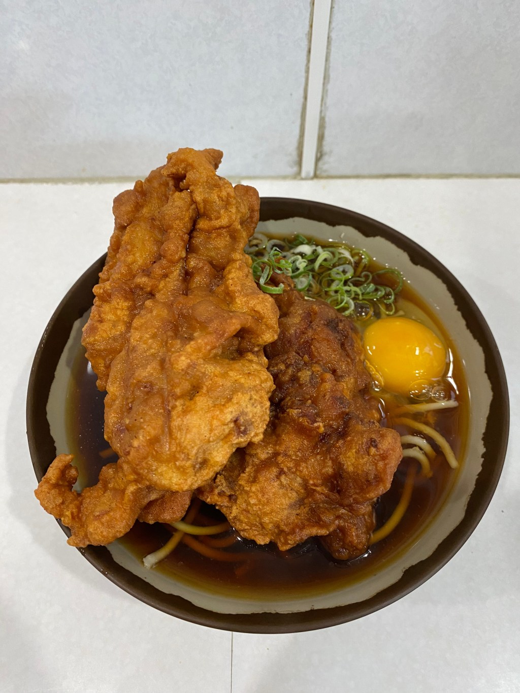Yayoi Ken Roku Go Ten – Soba With 2 Pieces Of Huge Chicken Karaage On Top Of&nbsp;It!